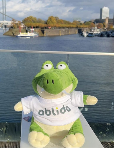 Abligator am Rhein